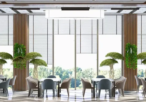 NAFTALAN ŞƏHƏRINDƏ OTEL LAYIHƏSININ RESTORANI