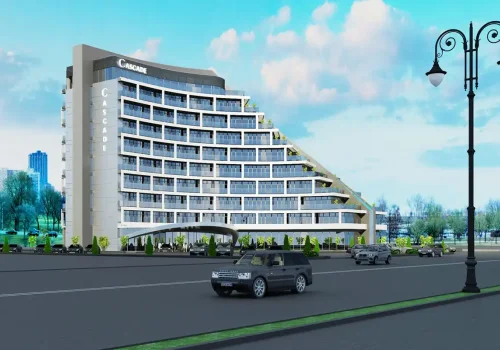 NOBEL PROSPEKTİNDƏ KASKAD OTEL LAYİHƏSİ