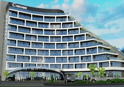 NOBEL PROSPEKTİNDƏ KASKAD OTEL LAYİHƏSİ