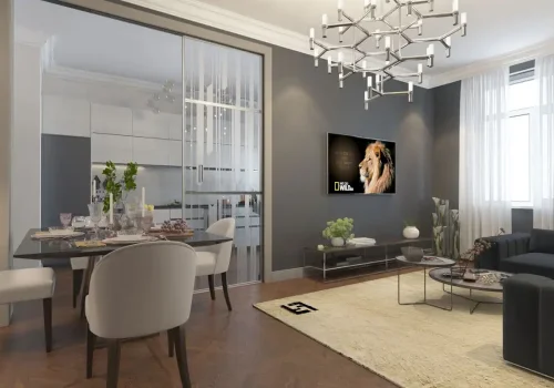 RENESANS YASAYIS KOMPLEKSINDE MENZIL INTERYER DIZAYN ISI (2 OTAQLI MENZIL)